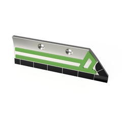 Soc de rasette Droit carbure et rechargement pour charrue NAUD 31241D adaptable