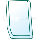 Pare-brise inférieur G de machine agricole CASE IH 87530232 adaptable