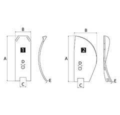 Déflecteur latéral droit pour déchaumeur HORSCH 34182600 adaptable