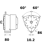 Alternateur MAHLE LETRIKA 14 V - 55 A / MG 125