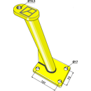 Bras de ressort 73 - 121 mm adaptable - BlackSteel©