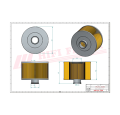Filtre hydraulique adaptable HIFI FILTER SH59089