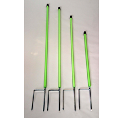 Ersatzpfahl für Euro-Netz 106/2 - grün oder schwarz