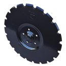 Disque crénelé Ø410x5 mm pour semoir VÄDERSTAD 180078 adaptable - Blacksteel©