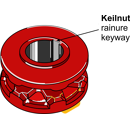 Noix étoilée 6 dents pour KEMPER 02608 adaptable
