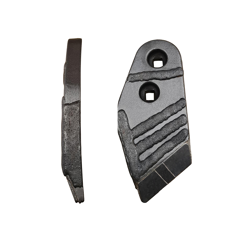 Pointe Gauche carbure et rechargement pour charrue KUHN HUARD 622165 adaptable