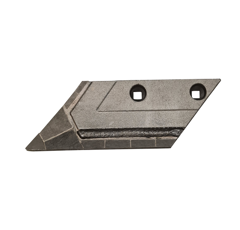 Soc de rasette Gauche avec plaquettes carbure et rechargement LEMKEN 3363729 adaptable