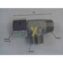 Raccord hydraulique pour téléscopique MANITOU 577578 adaptable