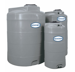 Cuve verticale à eau 5000 L grise - RENSON
