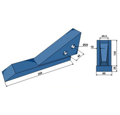 Tiefenlockererschar E06702N 