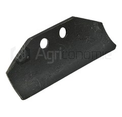 Fléau large 150 x 20 x 60 x 6 mm pour broyeur HUMUS adaptable