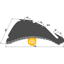 Futtermischwagenmesser STRAUTMANN 433.17.500 Nachbau