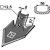 Soc triangulaire 150 x 6 mm pour cultivateur JOHN DEERE adaptable - Blacksteel©