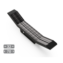 Sabot de décompacteur avec plaquettes carbure MASCHIO GASPARDO R17820681R adaptable