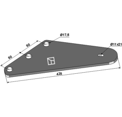 Stützplatte BVL 79669