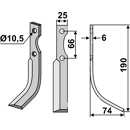 Fräsmesser Rechts 190 x 25 Ferrari Nachbau