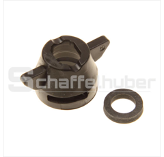 Lechler Bajonettmutter für Hardi - SW8/10 - schwarz