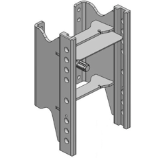 Lagerbock HVLB,W= 330 S32, Case 5D TTV, 5DF TTV, Same Blauschwarz    
