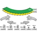 Kit-lames de scie pour JOHN DEERE LCA790403 adaptable - Blacksteel©