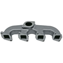 Collecteur d'échappement pour tracteur CASE IH 3058003R12 adaptable