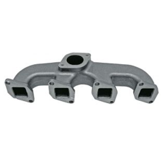 Collecteur d'échappement pour tracteur CASE IH 3058003R12 adaptable