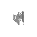 Lagerbock HVLB,W= 330 S32, Case B-Familie, C-Familie, Schwarz10 x Schraube