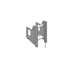 Lagerbock HVLB,W= 330 S32, Case B-Familie, C-Familie, Schwarz10 x Schraube