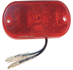 Feu de gabarit LED rouge 12 V - 110 x 45 mm