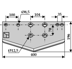 Spatenmesser STRAUTMANN 05.02.34 Nachbau