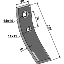 Grubberschare für Flügelschare  245x50 mm Rabe Nachbau 101RAB15