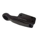 Kugelzugöse Kugel 80,mit Konsole,   460 mm,  Schwarz    