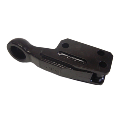 Kugelzugöse Kugel 80,mit Konsole,   460 mm,  Schwarz    