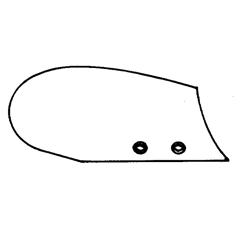 Düngereinlegerstreichblech für Pflug rechts KUHN ZX 618104 original