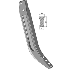 Support partie inférieure pour dents sous-soleuse 108 x 50 x 32 mm adaptable