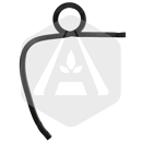 Dent double spire droite 20 x 20 x 400 mm adaptable