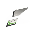 Ensemble soc de rasette Gauche avec plaquettes carbure et rechargement + versoir de rasette Gauche avec plaquettes carbure GRÉGOIRE BESSON 19114 adaptable