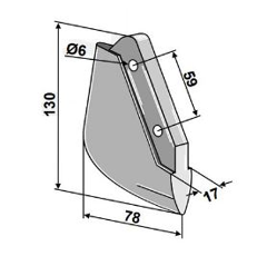 Soc pour semoir MONOSEM 91571 adaptable