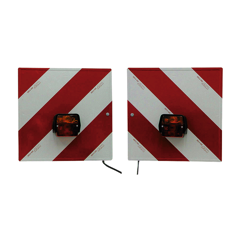 Jeu de plaques de signalisation adaptable