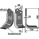 CEL-19R.D  Fräsmesser DURAFACE 180x80mm, rechts Celli 722547