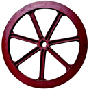 Rueda packer Ø 900 x 100 mm adaptable - BlackSteel©