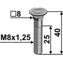 Schraube M8x1.25 - 10.9 Europäische EA-Qualität
