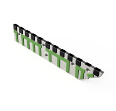 Contre-sep Droit avec plaquettes carbure équerres et rechargement KUHN HUARD 279130 adaptable