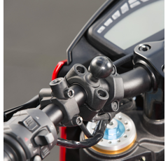 Boule Ø 2,54 cm à fixation tube 1,9 à 2,54 cm | RAM