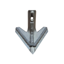 Aileron triangulaire avec plaquettes carbure KUHN H2243170 adaptable