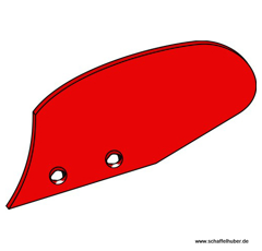 Düngereinlegerstreichblech - links KK066879M Kverneland by Muzzi Industrie