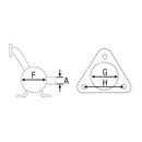 Pot d'échappement MASSEY-FERGUSON adaptable 3582118M1