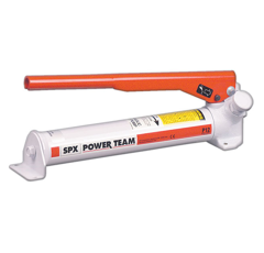 Hydraulikhandpumpe P-Reihe, einfachwirkendSingle SpeedArbeitsdruck max. 700bar, Ölvolumen 197 ccm,Nutzbare Ölmenge 148 ccm, Fördermenge pro Hub 1,1 ccm, Anschlussgewinde 3/8" NPT SPX Power P12SPX