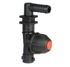 Porte buses Monojet coudé avec anti-goutte pour tuyau souple ∅10 | ARAG