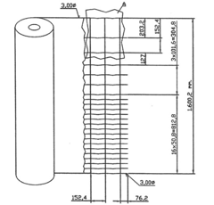 Schweißgitter Type 160/23/15 M - dickverzinkt