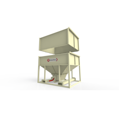 Trémie stockage - Grains | 1000 L